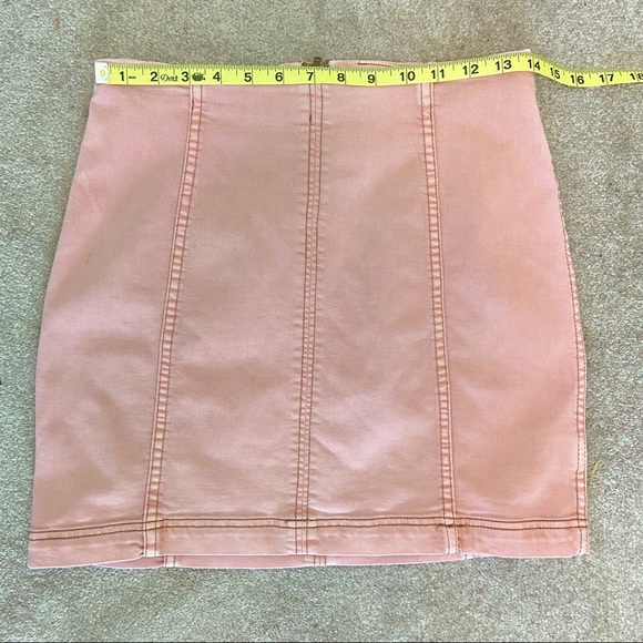 Free People *Solid Blush* Mini Skirt - Picture 4 of 5